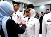 bupati gowa melantik pejabat eselon di baruga tinggimae