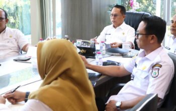 sekda sulbar junda maulana memimpin rakor kpk terkait pengaduan korupsi wbs