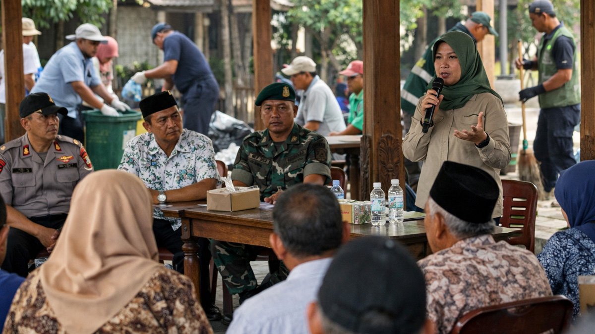 sosialisasi pengelolaan sampah di kelurahan laweyan solo