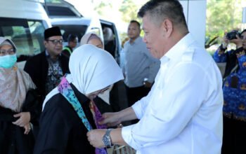 gubernur babel menyambut ketua komisi x dpr hetifah sjaifudian di pangkalpinang