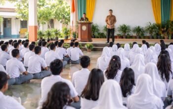 siswa perpisahan di sekolah tanpa hotel
