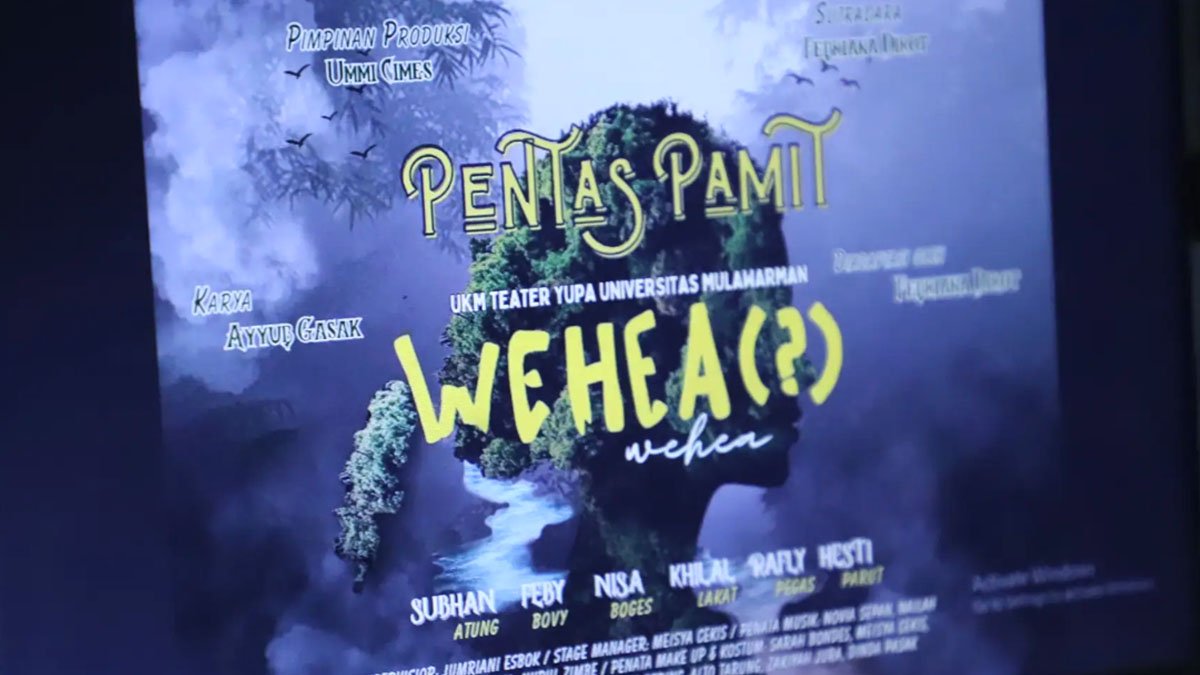 poster pentas pamit teater yupa unmul wehea