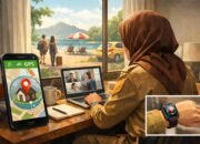 ilustrasi pegawai asn bekerja dari rumah dipantau gps di indonesia