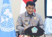yulius selvanus pidato ekonomi biru sulut di forum 13 negara dan pbb di manado