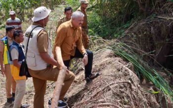 abrasi Pinrang mengancam sawah dan permukiman warga di Duampanua