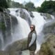 Bupati Gowa Sitti Husniah Talenrang berada di kawasan Air Terjun Depa, Kecamatan Bungaya, Kabupaten Gowa