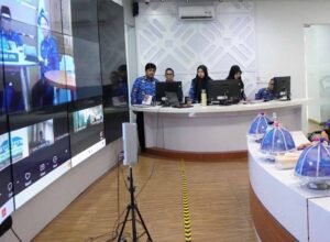 bupati gowa husniah talenrang mengikuti reboan kemendagri secara virtual