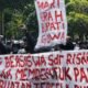 demo dprd gowa terkait klarifikasi husniah talenrang