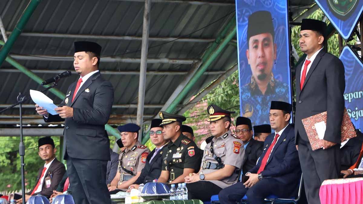 wali kota parepare tasming hamid memimpin upacara hardiknas 2026 di lapangan andi makkasau
