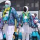 Jemaah Calon Haji asal Luwu Utara yang tergabung dalam Kloter UPG-20 Embarkasi Makassar