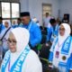 Jemaah calon haji Sinjai bersiap menuju Asrama Haji Sudiang Makassar setelah dilepas Pemkab Sinjai pada Sabtu 2 Mei 2026