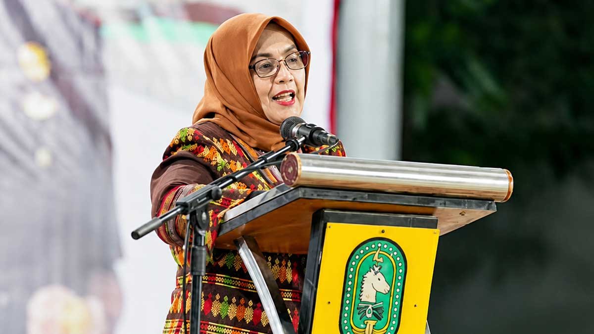 Bupati Sinjai Ratnawati Arif menyambut Kajari baru Sinjai Budiman dalam seremoni di Rumah Jabatan Bupati Sinjai