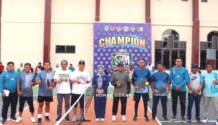 Nurkanaah Saksikan Final Pickleball Sidrap, Dorong Atlet Lokal Terus Berkembang