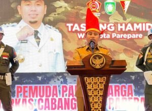 Wali Kota Parepare Tasming Hamid menghadiri pelantikan pengurus PPM Kota Parepare