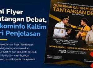 Pemprov Kaltim Bantah Flyer Debat Gubernur Rudy Mas’ud, Diskominfo: Itu Tidak Benar Kepala Diskominfo Kaltim Muhammad Faisal memberi klarifikasi soal flyer debat Gubernur Kaltim Rudy Mas’ud