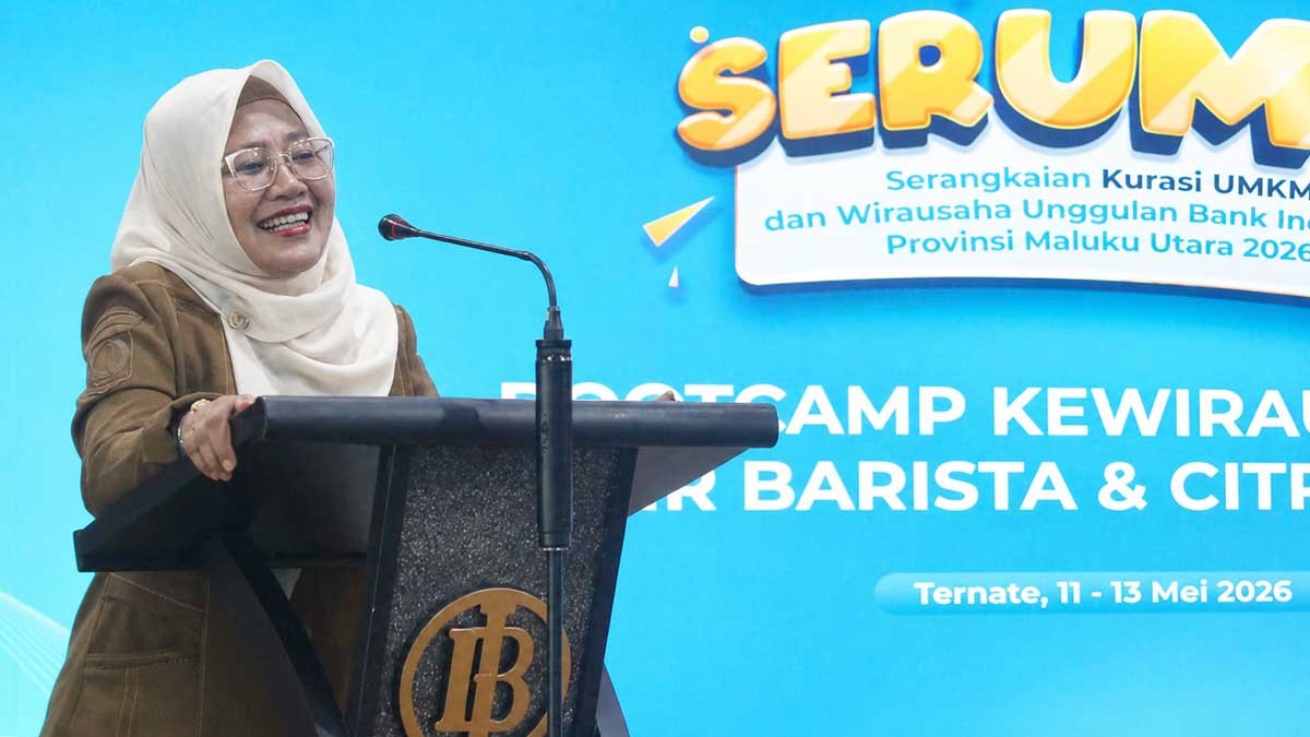 asisten ii setda malut membuka serumbi 2026 di aula maitara kpw bi maluku utara