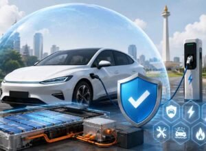 Asuransi mobil listrik di Indonesia dengan perlindungan baterai, charger, banjir, dan bengkel resmi