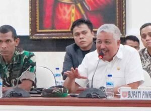 Bupati Pinrang Irwan Hamid menghadiri pemaparan kesiapan TMMD Ke-129 di Kodam XIV Hasanuddin