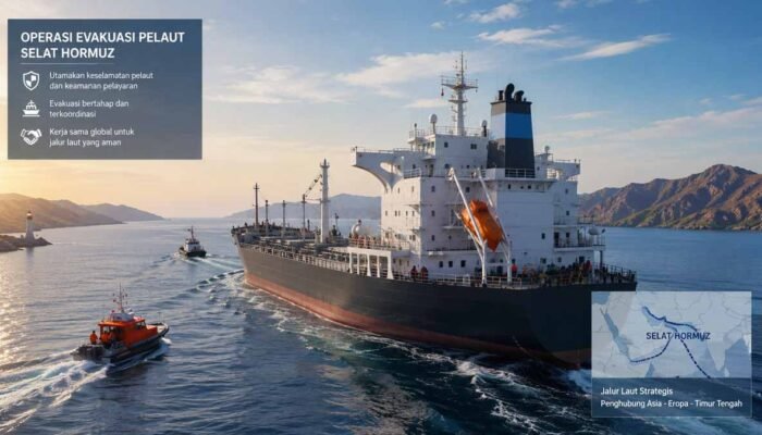 PBB Mulai Evakuasi 11.000 Pelaut di Selat Hormuz, Kapal Diberi Jalur Aman Bertahap