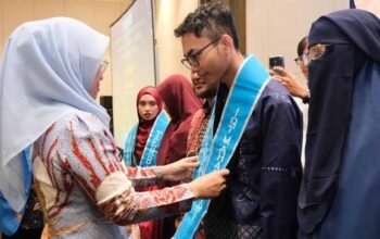 Bupati Gowa Sitti Husniah Talenrang menghadiri ramah tamah Mahasantri Gowa di UIN Alauddin Makassar