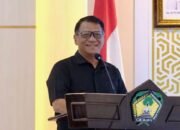 Sekda Gowa Andy Azis membuka seminar HUT ke-72 IDAI Sulsel di Baruga Tinggimae