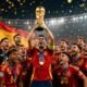 Spanyol merayakan gelar juara Piala Dunia 2026.