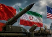 Ilustrasi hubungan Tiongkok, Iran, dan Amerika Serikat terkait laporan dugaan pengiriman rudal pertahanan udara ke Iran pada Juli 2026