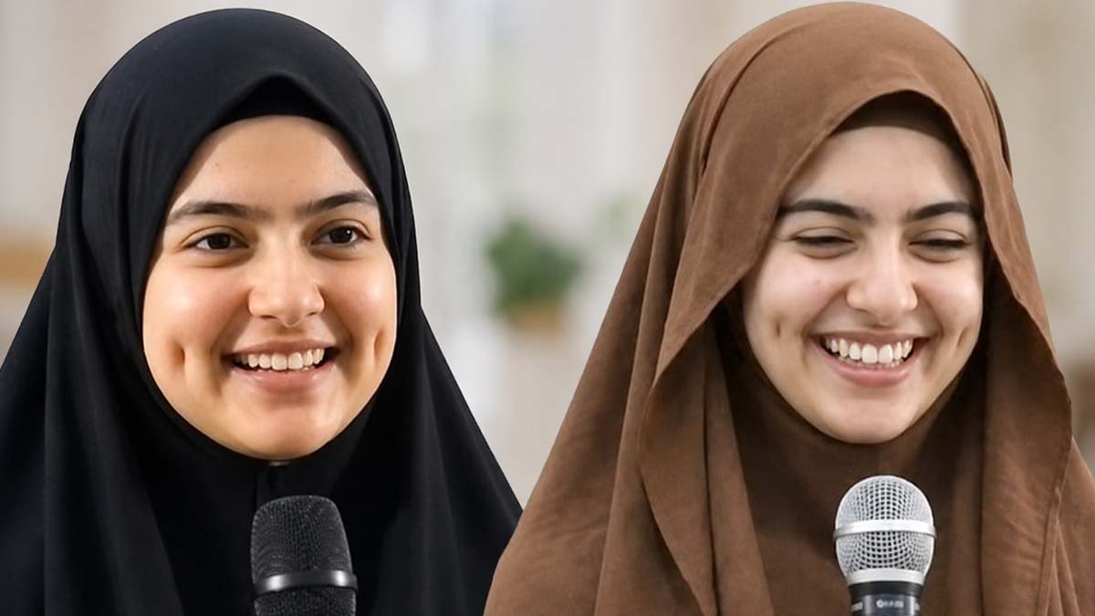 Ilustrasi Ustazah Hajar viral di TikTok yang disebut sebagai karakter AI
