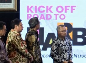 Airlangga Hartarto saat Kick-off Road to Harbolnas 2026 di Jakarta