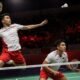 Fajar Alfian dan Muhammad Shohibul Fikri bertanding sebagai ganda putra Indonesia