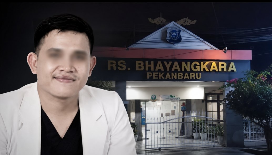Dokter PPDS dan RS Bhayangkara Pekanbaru terkait pengungkapan hasil autopsi kasus kematian dokter di Siak, Riau.