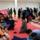 Petugas SAR mengevakuasi penumpang selamat KMP Mutiara Sentosa 2 usai kebakaran di perairan Sumenep, Jawa Timur.