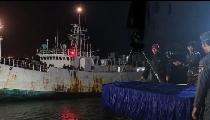 Koarmada RI Gagalkan Penyelundupan 1,3 Ton Diduga Ketamin dari Kapal Tanzania di Bintan