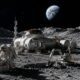 Ilustrasi NASA dan India membangun pangkalan permanen di Bulan