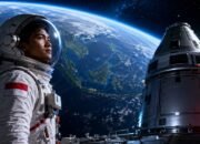 Ilustrasi astronaut Indonesia dalam kerja sama antariksa dengan Rusia