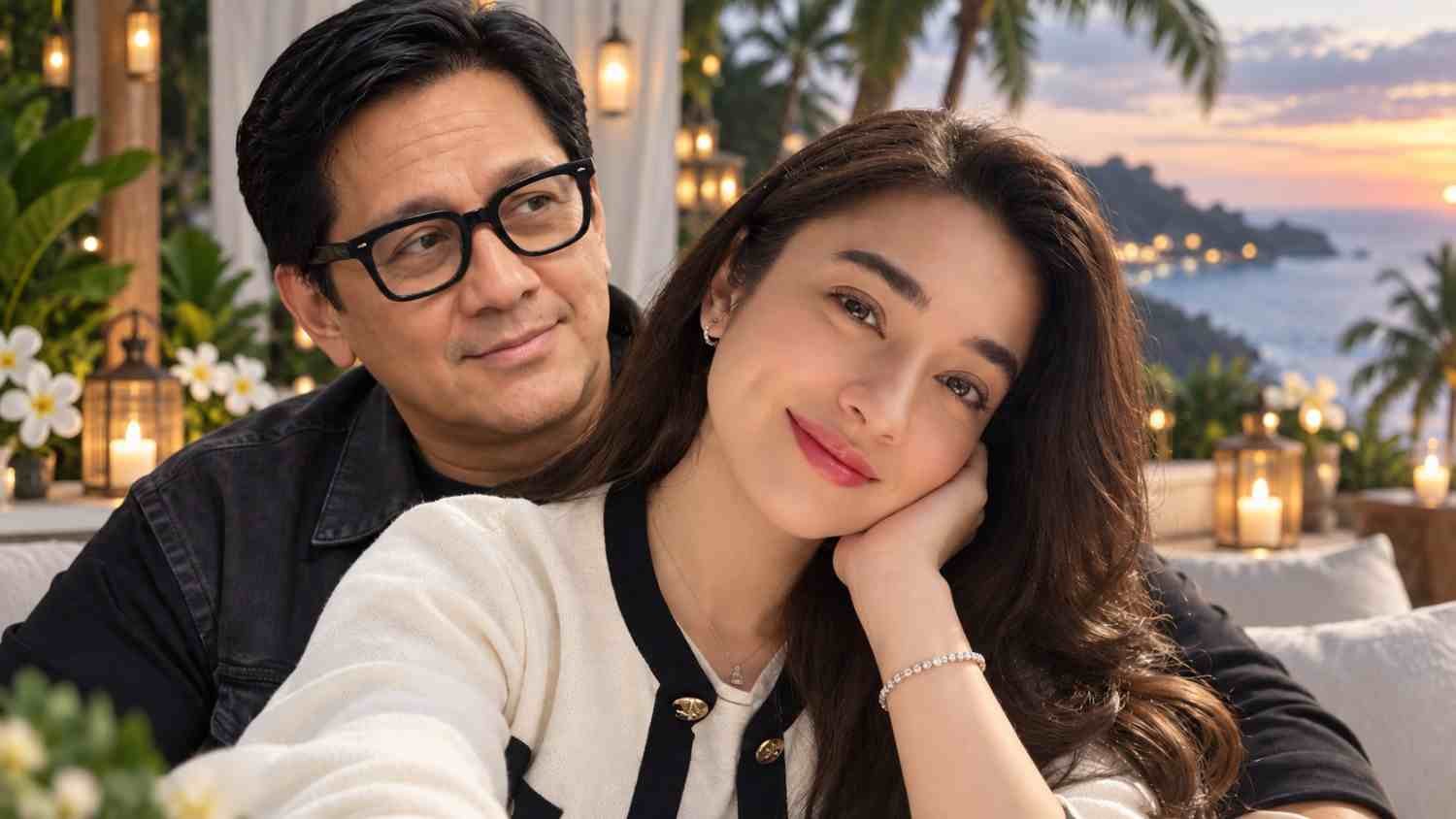 Ilustrasi hubungan Andre Taulany dan Amanda Rigby