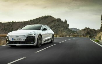 Audi A6 e-tron yang menempuh 1.338 km sekali cas