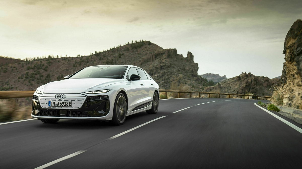 Audi A6 e-tron yang menempuh 1.338 km sekali cas