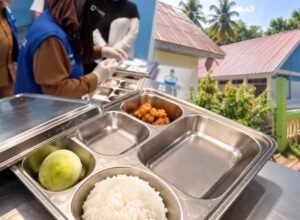 Ilustrasi pemeriksaan menu MBG Takalar setelah boraks ditemukan pada sampel tahu