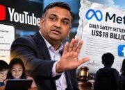 lustrasi CEO YouTube Neal Mohan menolak mengikuti kesepakatan perlindungan anak Meta senilai sekitar US$18 miliar