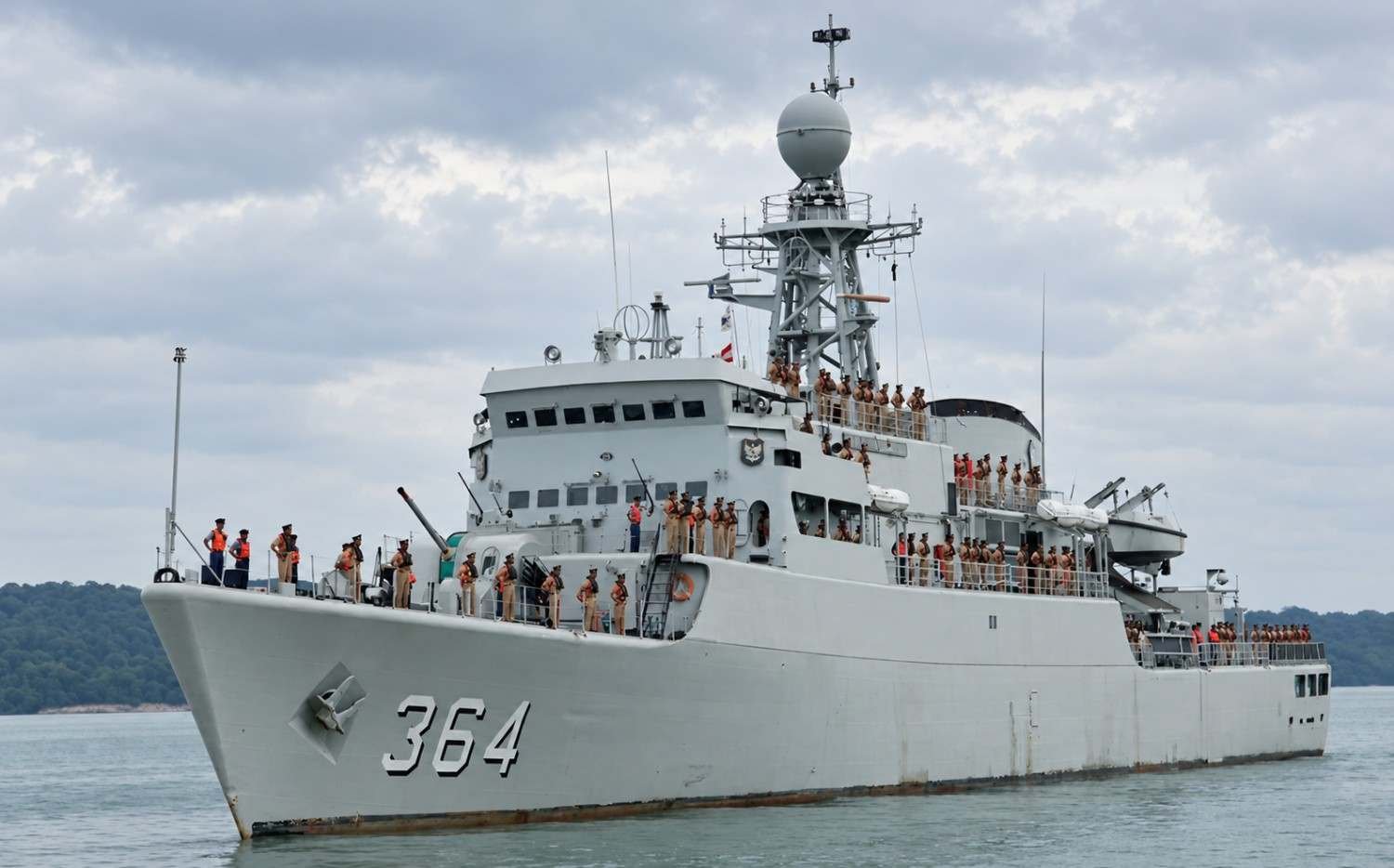Eks KRI Ki Hajar Dewantara-364 yang akan dilelang pemerintah