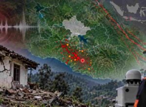 Ilustrasi gempa Bandung 18 September 2026 dan sebaran titik gempa berdasarkan data BMKG