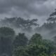 Hujan alami mengguyur Balikpapan di tengah puncak musim kemarau.