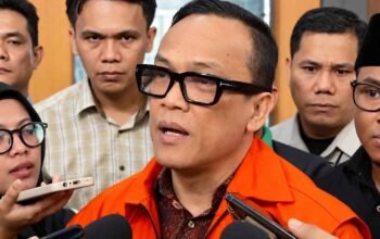 Immanuel Ebenezer alias Noel saat menyampaikan pernyataan soal Purbaya Yudhi Sadewa akan di-Noel-kan