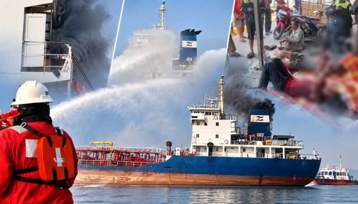 Lagi, Duka di Laut: Ledakan di Kamar Mesin MT Nurhasanah Lima, 5 Kru Luka Bakar