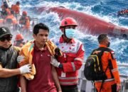Operasi SAR KM Virgo Transport 8 yang terbalik di Laut Jawa