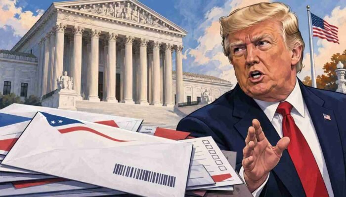 Mahkamah Agung AS Pertahankan Blokir Aturan Surat Suara Pos, Trump Kritik Putusan Jelang Pemilu 2026