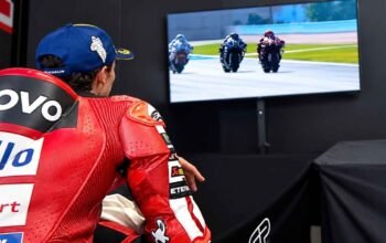 Marc Marquez di Cool Down Room MotoGP San Marino 2026