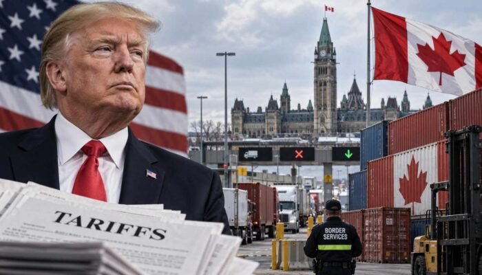 Perang Dagang AS-Kanada Melebar, Trump Larang Produk Kanada dan Ottawa Balas Tarif 50 Persen