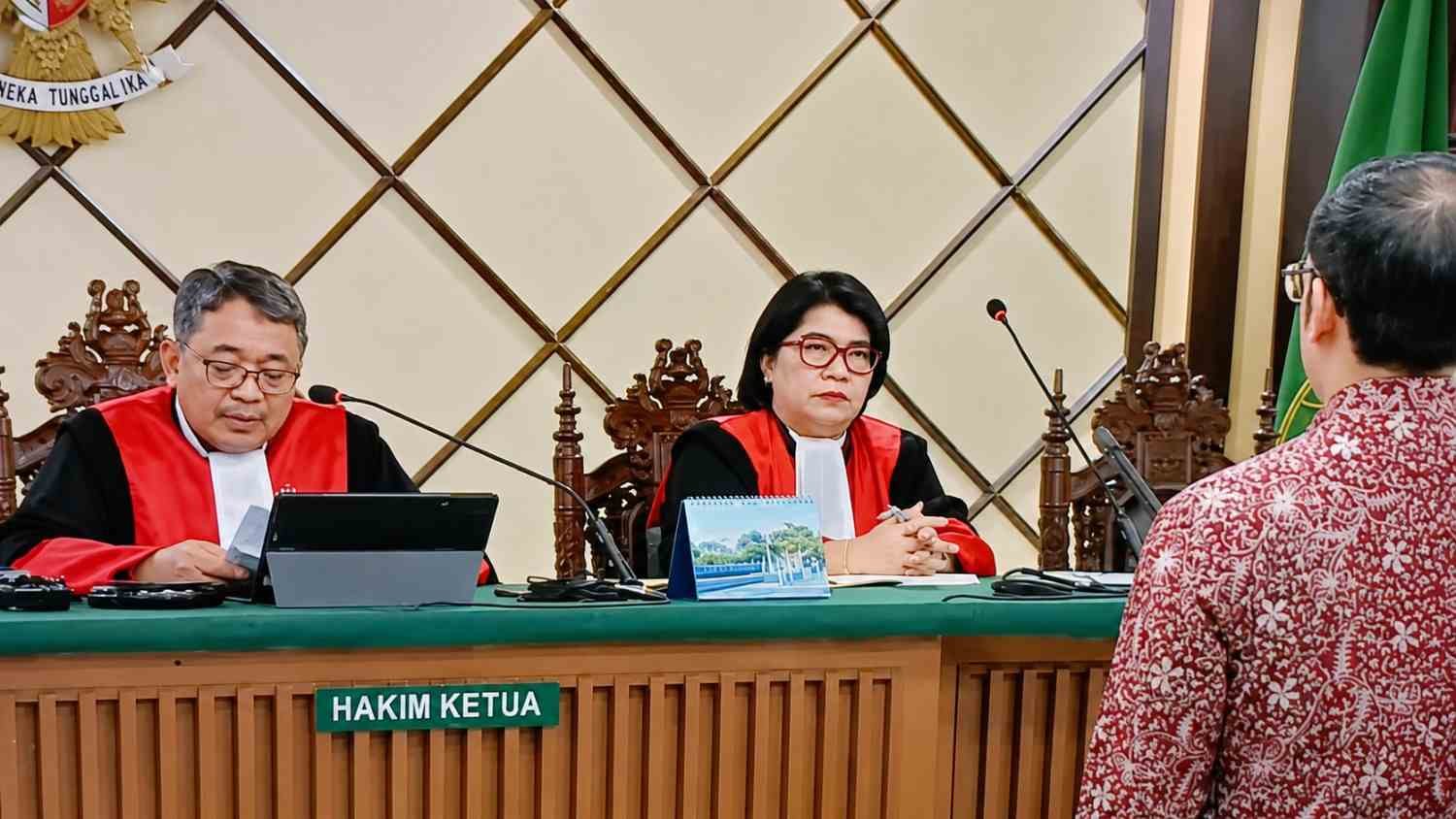 Sidang putusan banding Nadiem Makarim dalam perkara korupsi pengadaan Chromebook